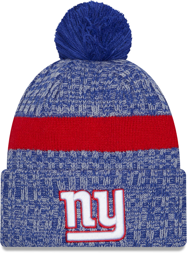 New York Giants New Era NFL 2023 Sideline Sport Knit Bobble Hat - lovemycap