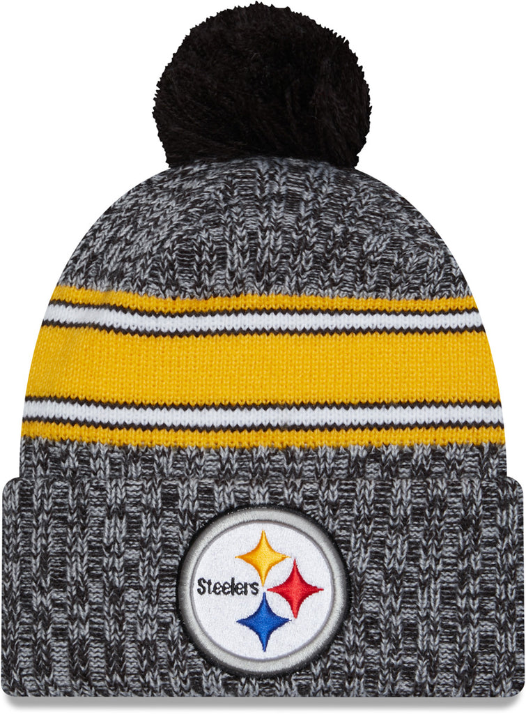 Pittsburgh Steelers New Era NFL 2023 Sideline Sport Knit Bobble Hat - lovemycap