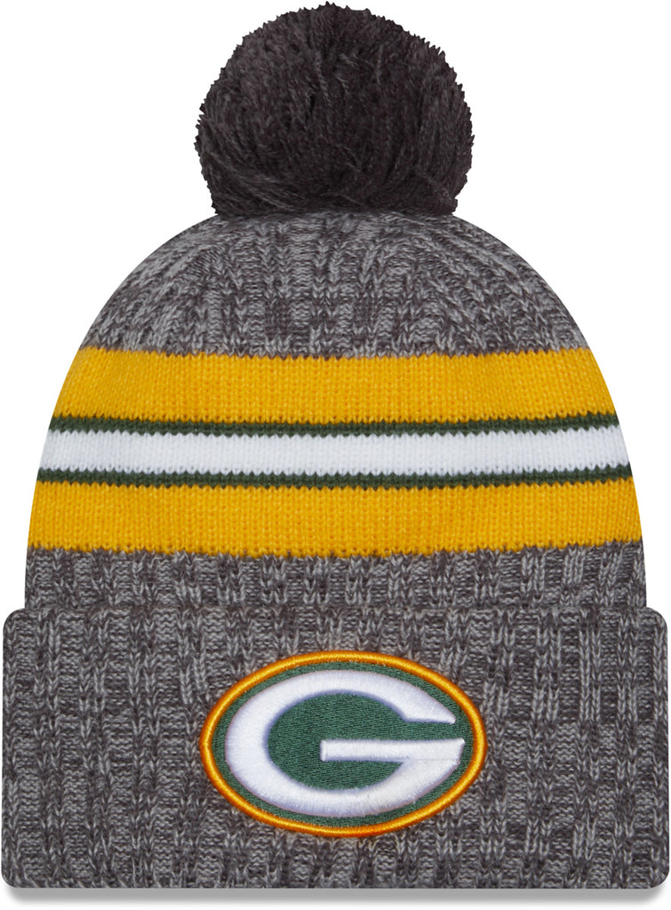 Green Bay Packers New Era NFL 2023 Sideline Sport Knit Bobble Hat - lovemycap