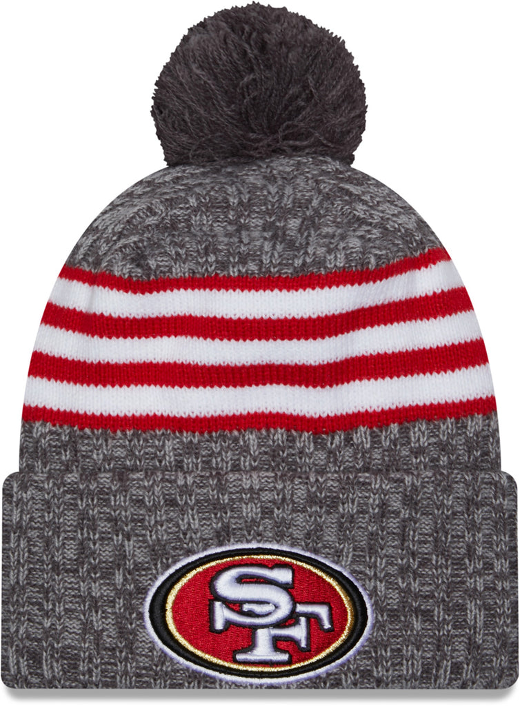 San Francisco 49Ers New Era NFL 2023 Sideline Sport Knit Bobble Hat - lovemycap