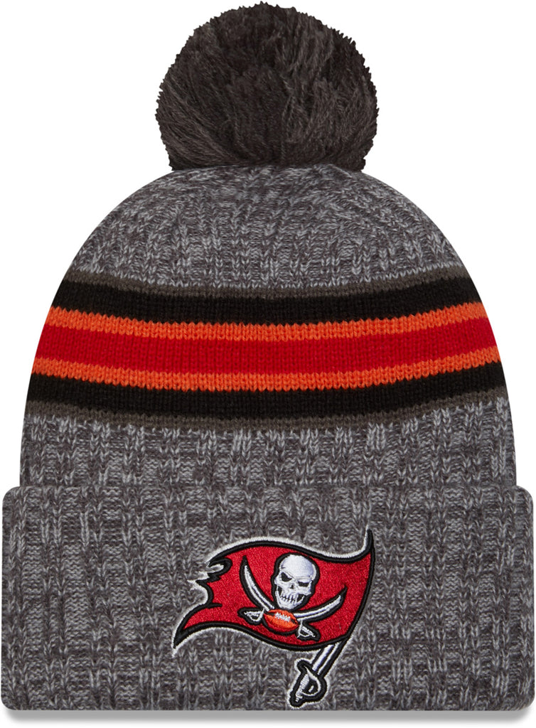 Tampa Bay Bucaneers New Era NFL 2023 Sideline Sport Knit Bobble Hat - lovemycap