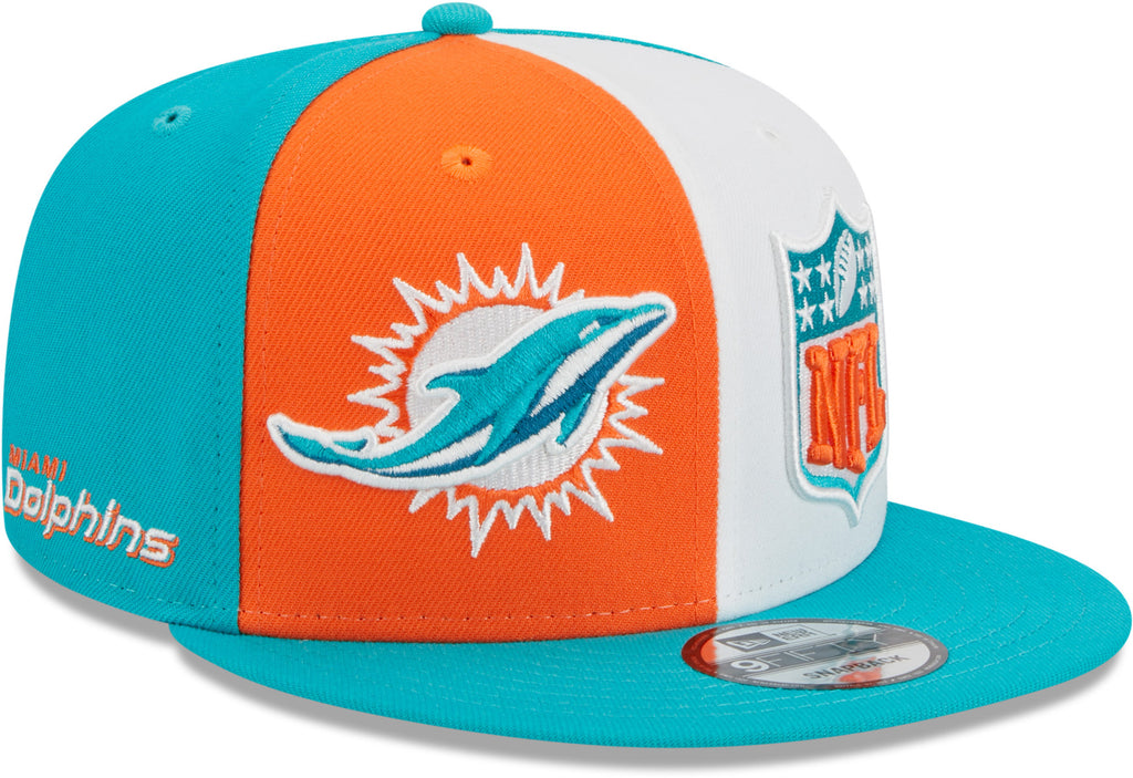 Miami Dolphins NFL 2023 Sideline New Era 9Fifty Snapback Team Cap - lovemycap