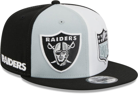 Las Vegas Raiders NFL 2023 Sideline New Era 9Fifty Snapback Team Cap - lovemycap