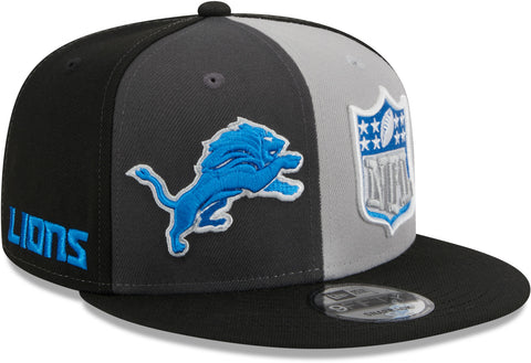 Detroit Lions NFL 2023 Sideline New Era 9Fifty Grey Snapback Team Cap - lovemycap