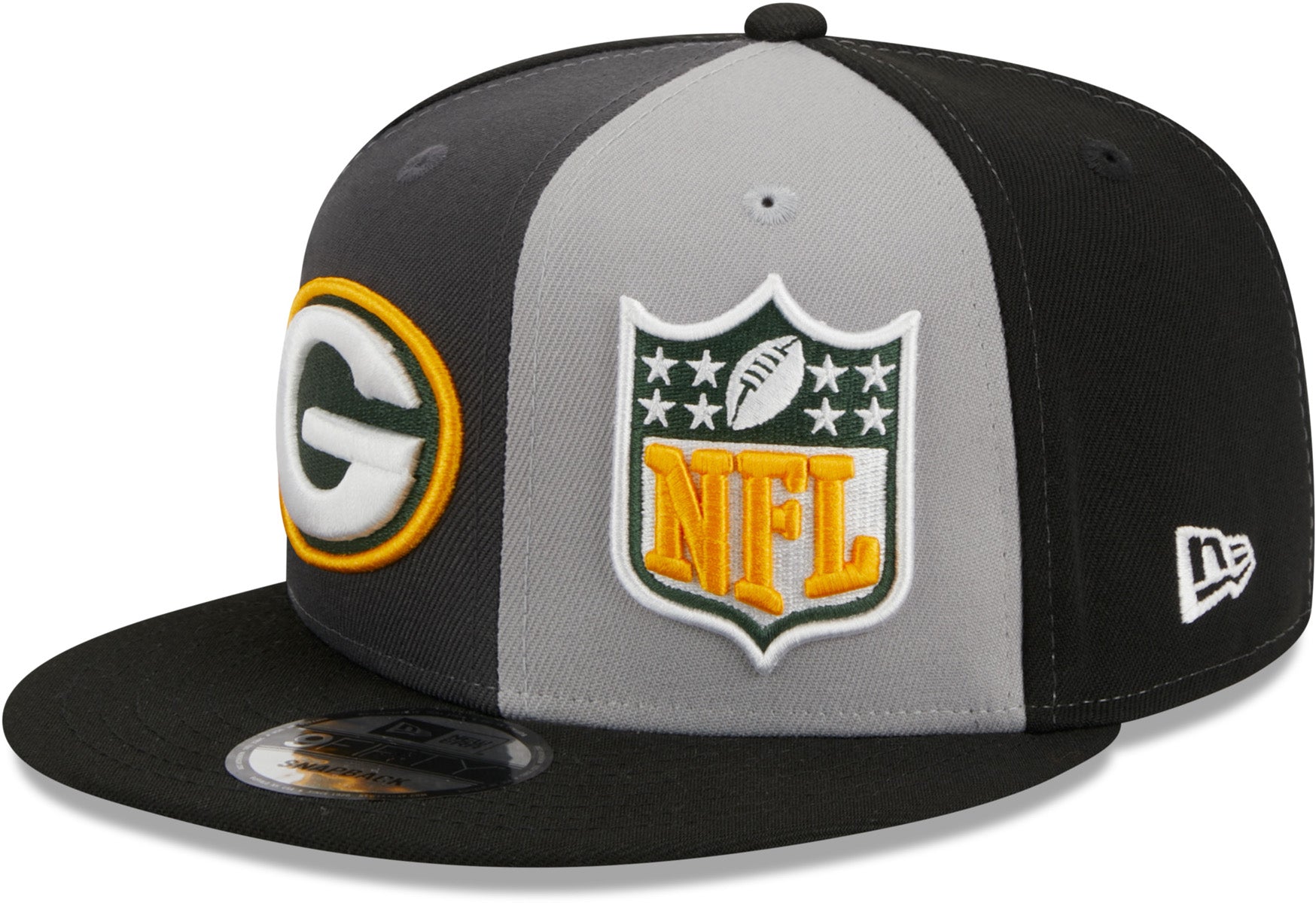 Green Bay Packers NFL 2023 Sideline New Era 9Fifty Grey Snapback Team Cap