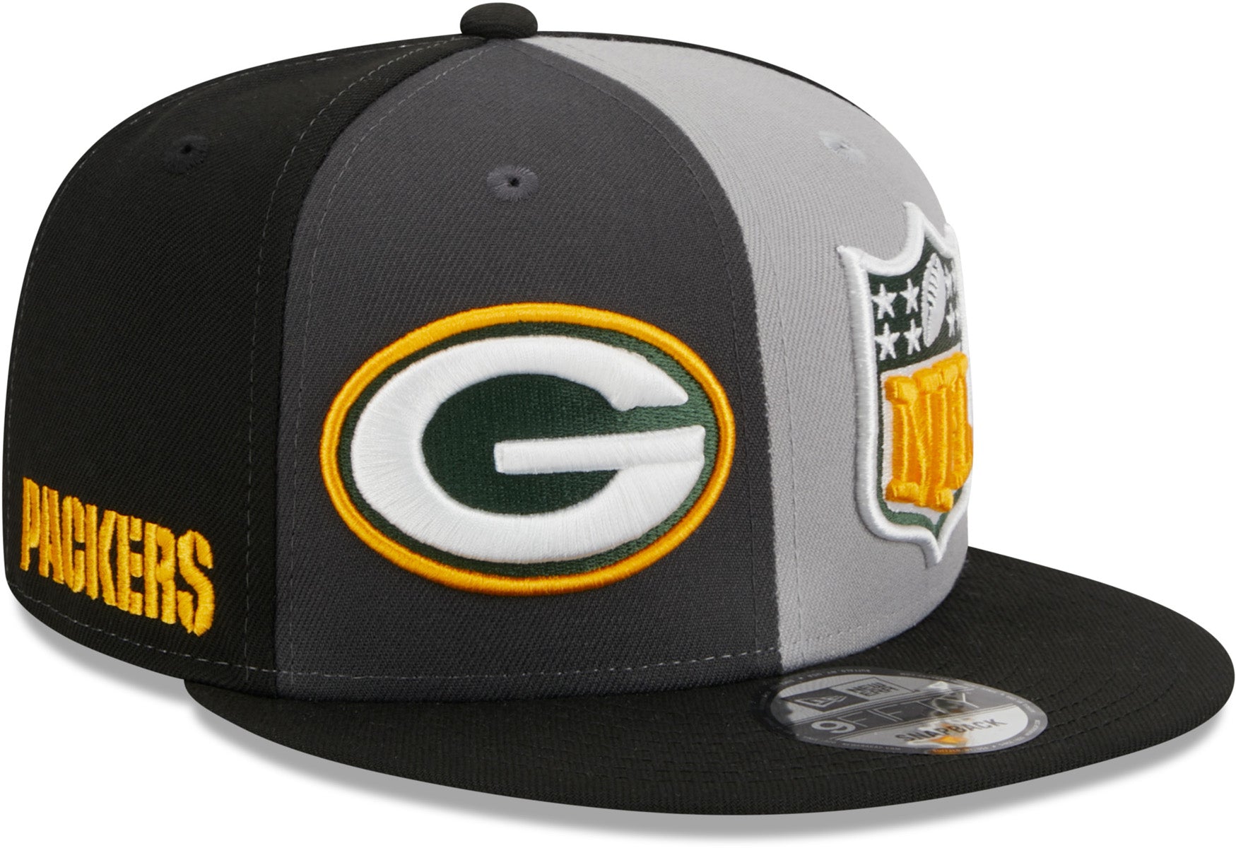 Green Bay Packers NFL 2023 Sideline New Era 9Fifty Grey Snapback Team Cap