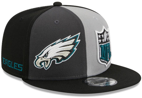 Philadelphia Eagles NFL 2023 Sideline New Era 9Fifty Grey Snapback Team Cap - lovemycap