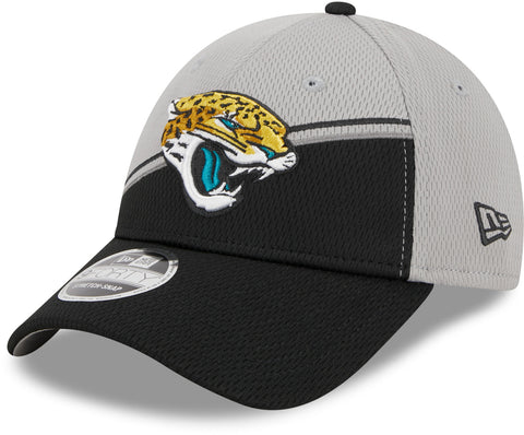 Jacksonville Jaguars NFL 2023 Sideline New Era 9Forty Stretch Snap Grey Team Cap - lovemycap