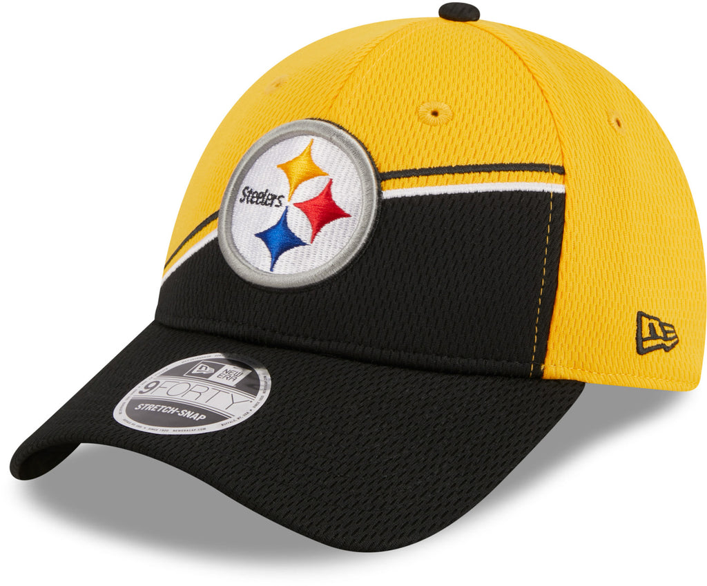 Pittsburgh Steelers NFL 2023 Sideline New Era 9Forty Stretch Snap Team Cap - lovemycap