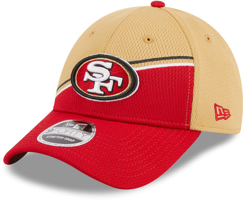 San Francisco 49Ers NFL 2023 Sideline New Era 9Forty Stretch Snap Team Cap - lovemycap