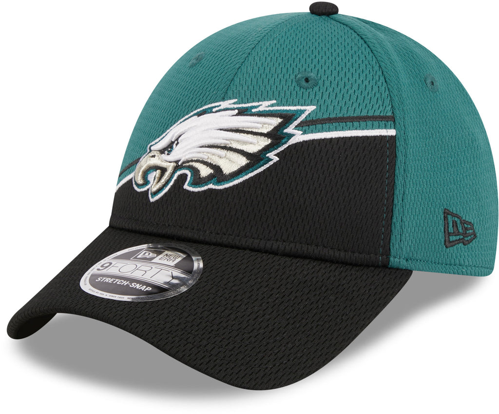 Philadelphia Eagles NFL 2023 Sideline New Era 9Forty Stretch Snap Team Cap - lovemycap