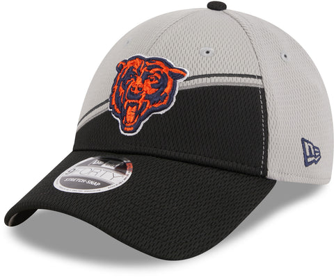 Chicago Bears NFL 2023 Sideline New Era 9Forty Stretch Snap Grey Team Cap - lovemycap
