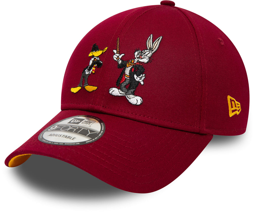 Harry Potter Gryffindor and Looney Tunes New Era 9Forty Character Mash Cardinal Cap - lovemycap