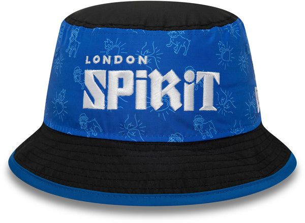 London Spirit The Hundred New Era All Over Print Bucket Hat - pumpheadgear, baseball caps