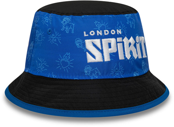 London Spirit The Hundred New Era All Over Print Bucket Hat - pumpheadgear, baseball caps