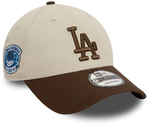 Los Angeles Dodgers New Era 9Forty World Championship Contrast Patch MLB Cap - lovemycap