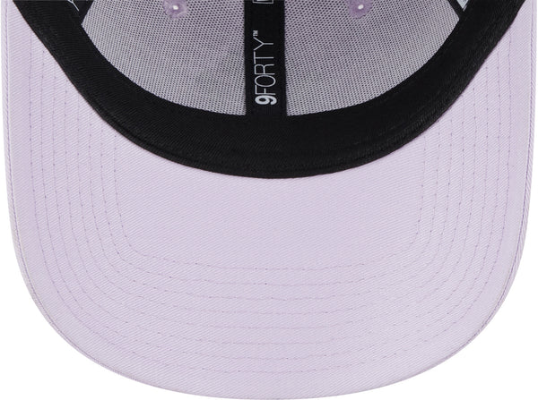 New York Yankees Womens New Era 9Forty League Essential Lilac Baseball Cap - lovemycap