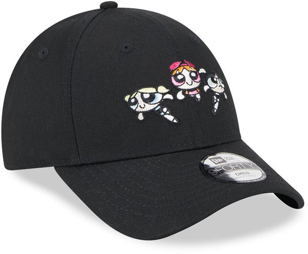The Powerpuff Girls Kids New Era 9Forty Black Baseball Cap