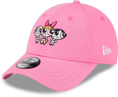 The Powerpuff Girls Kids New Era 9Forty Pink Baseball Cap (Ages 4 - 12 Years) - lovemycap