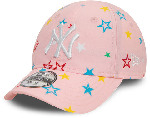 New York Yankees New Era Kids 9Forty AOP Pink Toddler Baseball Cap (2 - 4 years) - lovemycap