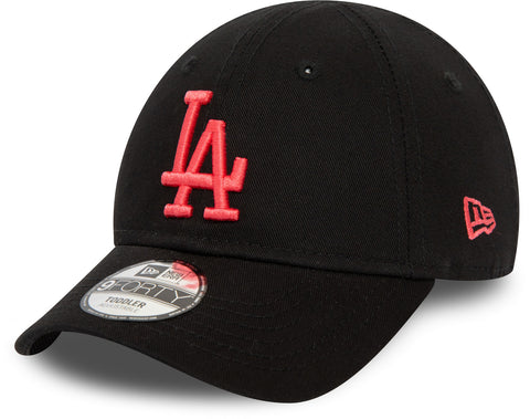 Los Angeles Dodgers Toddler New Era 9Forty Black Baseball Cap(2 - 4 years) - lovemycap
