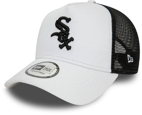 Chicago White Sox New Era League Essential White Trucker Cap