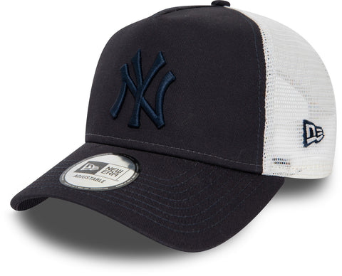 New York Yankees New Era League Essential Navy Trucker Cap - lovemycap