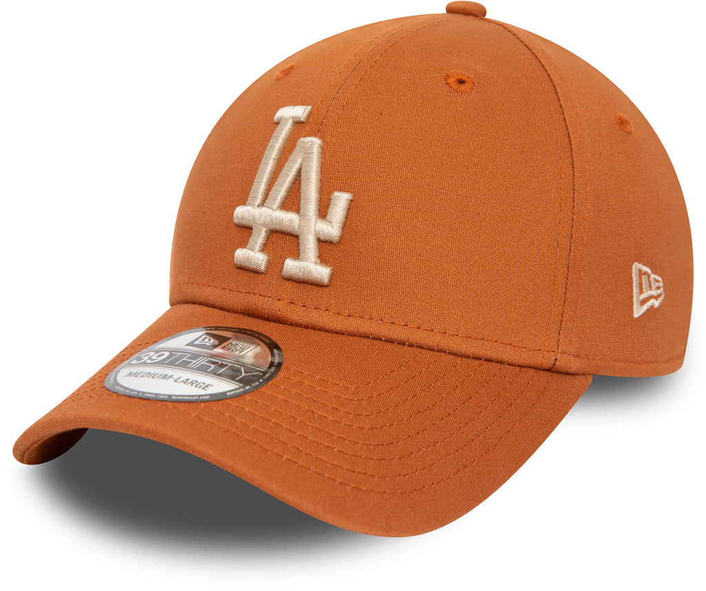 Los Angeles Dodgers New Era 39Thirty League Basic Tan Stretch Baseball Cap - lovemycap