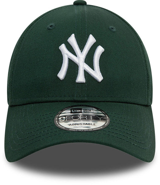 New York Yankees New Era Baseball Cap 9Forty League Essential Dark Green Cap