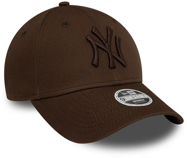 Womens New York Yankees New Era 9Forty Essential Walnut Baseball Cap - pumpheadgear, baseball caps