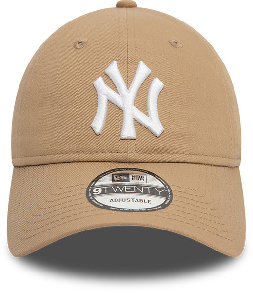 New York Yankees New Era 9Twenty League Essential Camel Baseball Cap - lovemycap