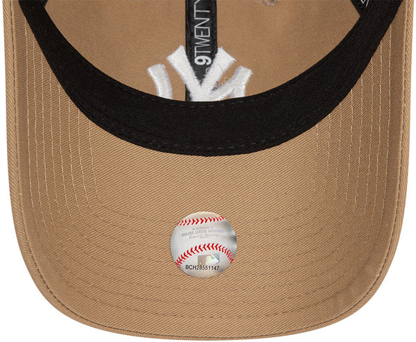 New York Yankees New Era 9Twenty League Essential Camel Baseball Cap - lovemycap