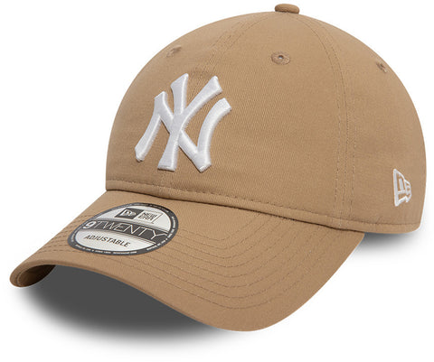 New York Yankees New Era 9Twenty League Essential Camel Baseball Cap - lovemycap