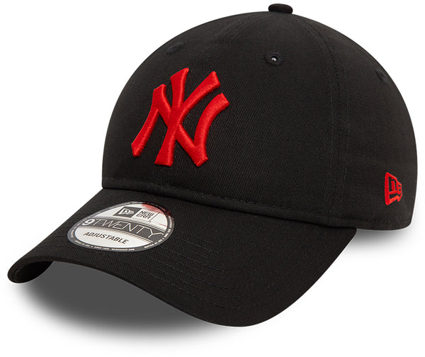 New York Yankees Black/Red Baseball Cap League Essential New Era 9Twenty Cap