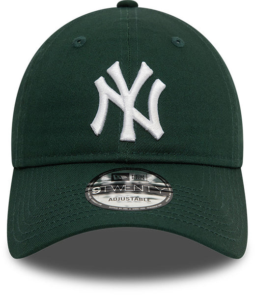 New York Yankees New Era 9Twenty League Essential Dark Green Baseball Cap - lovemycap