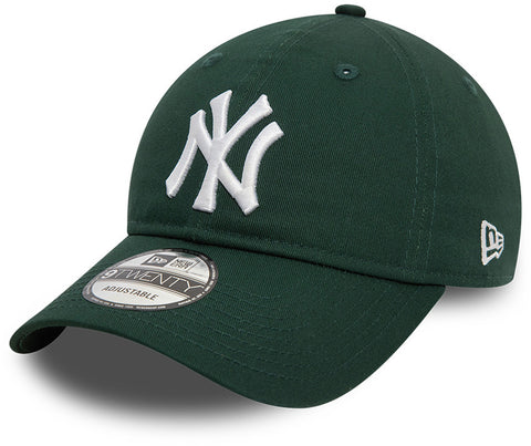 New York Yankees New Era 9Twenty League Essential Dark Green Baseball Cap - lovemycap