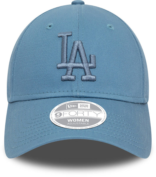 Womens Los Angeles Dodgers New Era 9Forty Essential Blue Baseball Cap - pumpheadgear, baseball caps