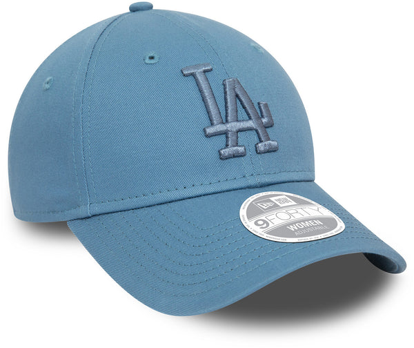 Womens Los Angeles Dodgers New Era 9Forty Essential Blue Baseball Cap - pumpheadgear, baseball caps