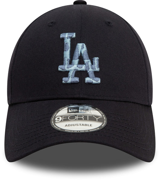 Los Angeles Dodgers New Era 9Forty MLB Animal Infill Navy Baseball Cap - pumpheadgear, baseball caps