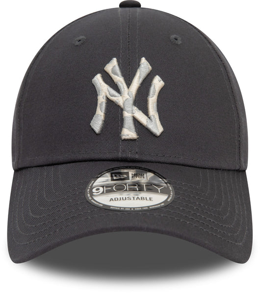 New York Yankees New Era 9Forty MLB Animal Infill Graphite Baseball Cap - pumpheadgear, baseball caps