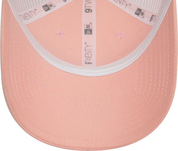 Womens New Era 9Twenty Blush Trucker Cap - pumpheadgear, baseball caps