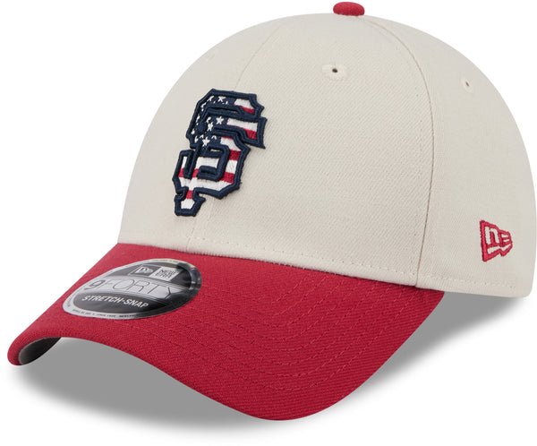 San Francisco Giants New Era 9Forty MLB 2024 July 4th Team Baseball Cap - pumpheadgear, baseball caps
