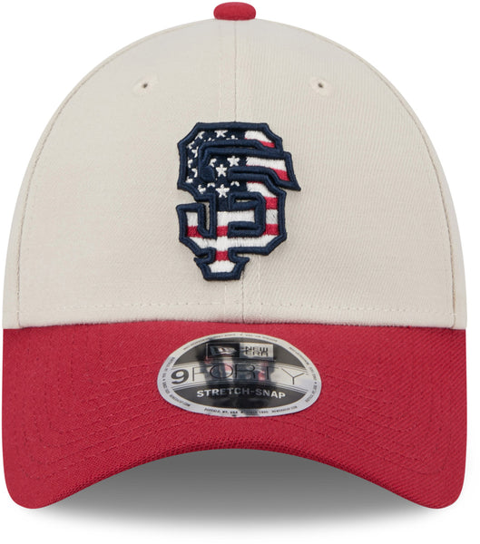San Francisco Giants New Era 9Forty MLB 2024 July 4th Team Baseball Cap - pumpheadgear, baseball caps