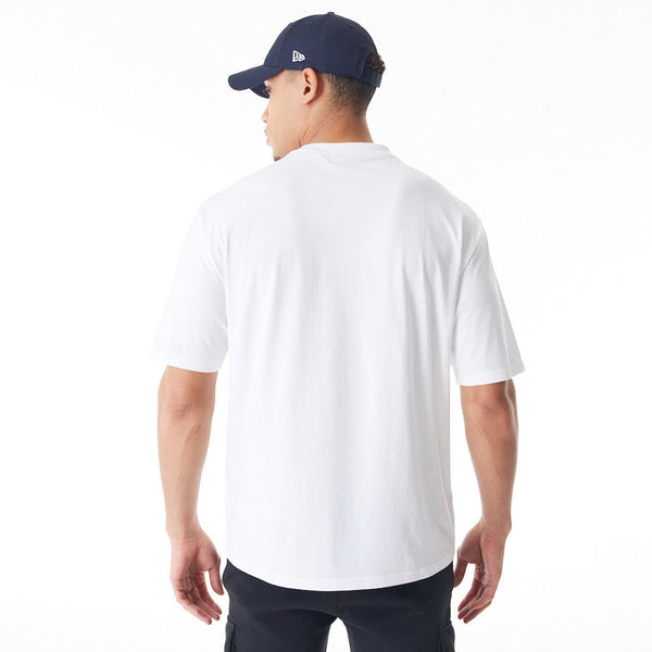 Looney Tunes Team Multi Character New Era Oversized White T-Shirt - pumpheadgear, baseball caps