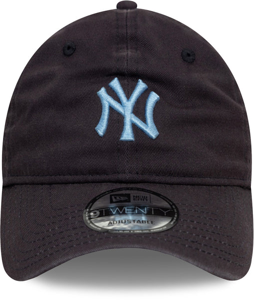 New York Yankees New Era 9Twenty Midi League Essential Navy Baseball Cap - pumpheadgear, baseball caps