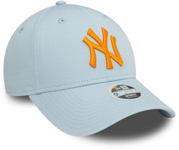 Womens New York Yankees New Era 9Forty Essential Pale Blue Baseball Cap - pumpheadgear, baseball caps