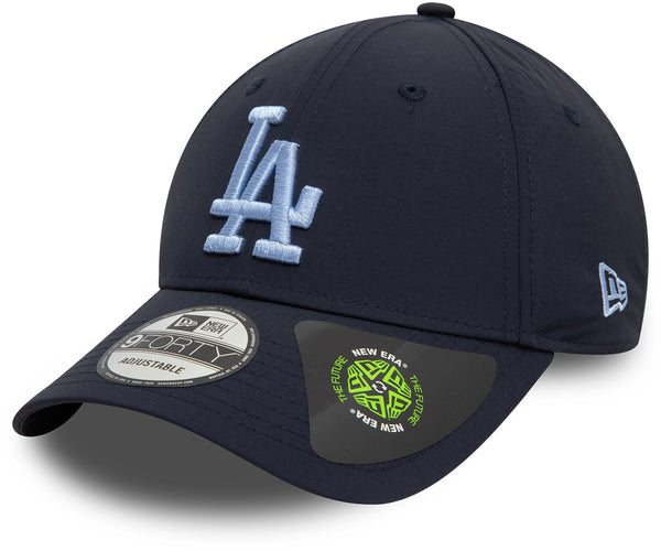 Gorra de béisbol negra 9Forty League Essential Repreve de Los Angeles Dodgers de New Era