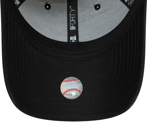 Los Angeles Dodgers New Era 9Forty Team Outline Black Baseball Cap - pumpheadgear, baseball caps