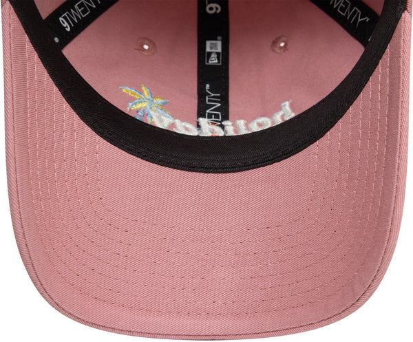 Womens New Era 9Twenty Holiday Mode Dusty Pink Cap - pumpheadgear, baseball caps