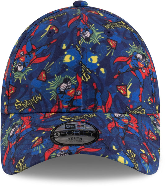 Superman New Era 9Forty Kids DC Comics Navy Character Cap (4 - 12 Years)